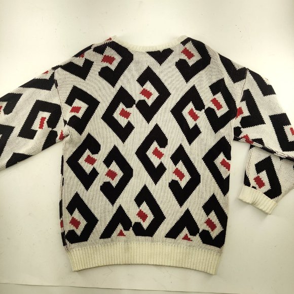 Vintage Geometric Patterned Sweater - Picture 4 of 5
